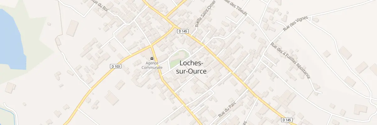 Plan du 8 Rue de l’Eglise à Loches-sur-Ource