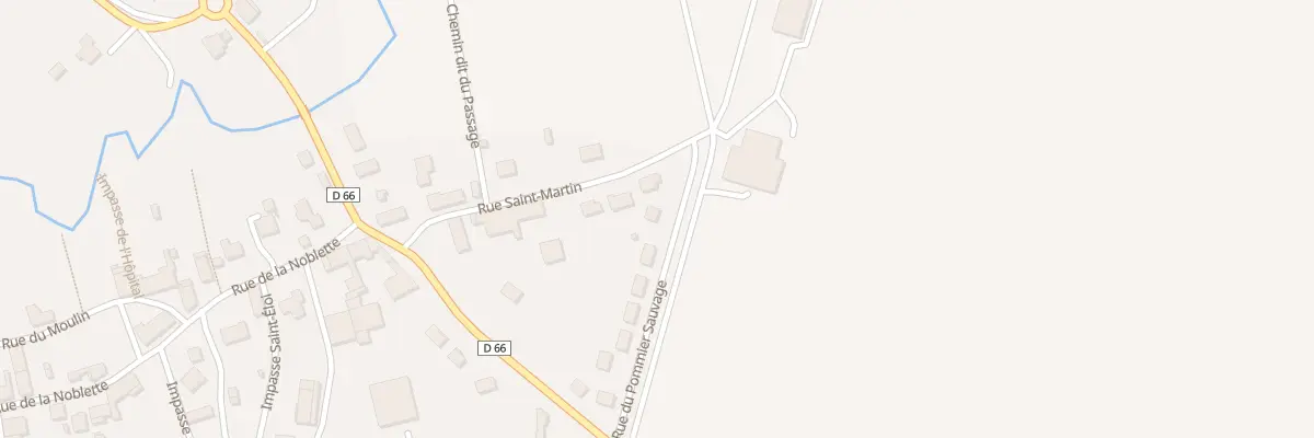 Plan du 12 Rue Saint-Martin à La Cheppe