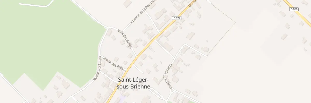 Plan du 19 Rue Grande Rue à Saint-Léger-sous-Brienne