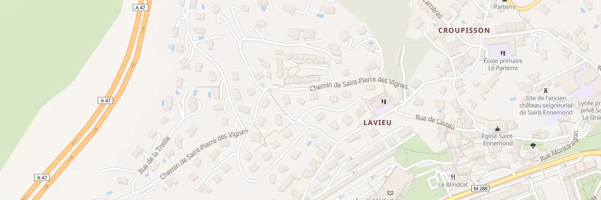 Plan du 17 Rue de lanzau à Saint-Chamond