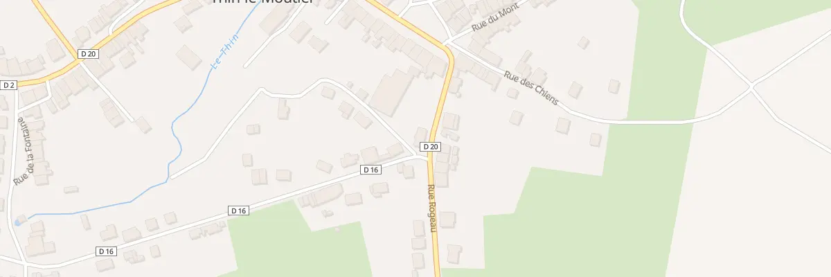 Plan du 5172 Rue Rogeau à Thin-le-Moutier