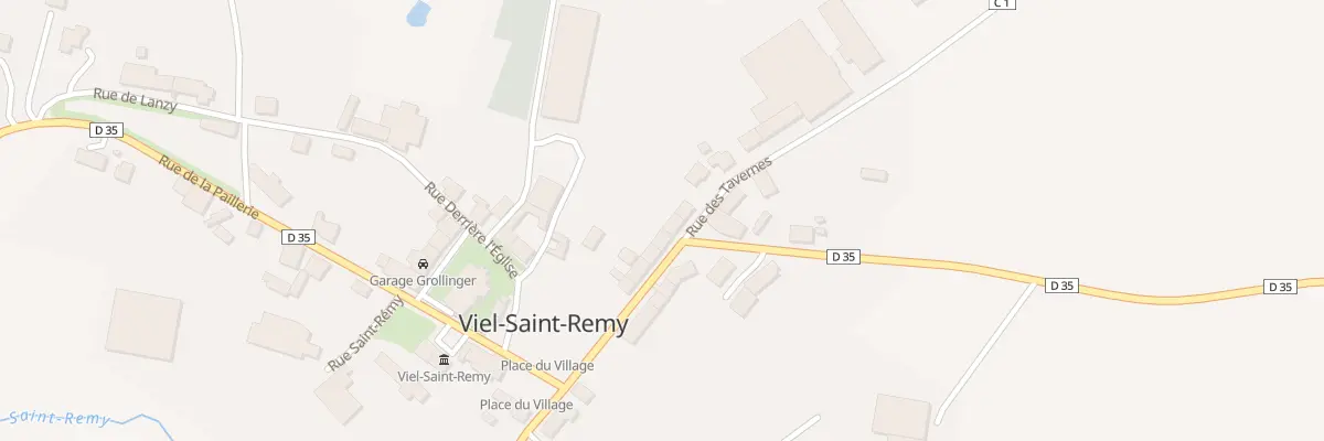 Plan du 13 Rue Grande à Viel-Saint-Remy