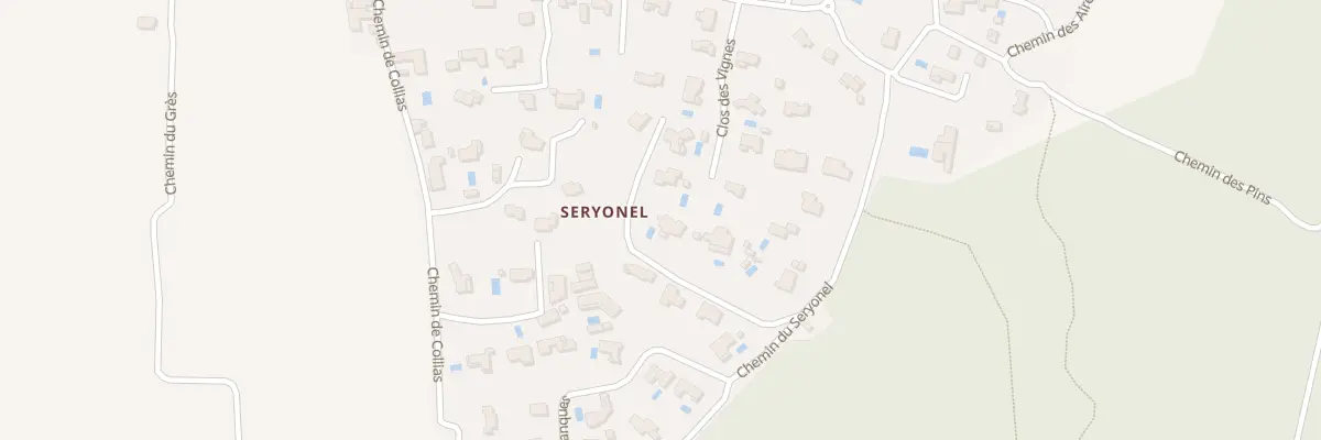 Plan du 8 Seryonel à Flaux