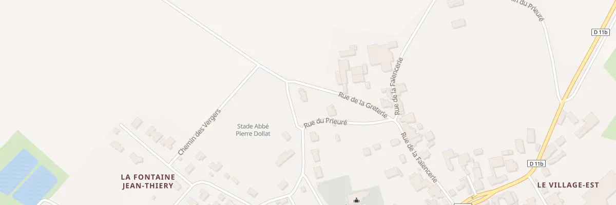 Plan du 156 Le Village Est à Radonvilliers