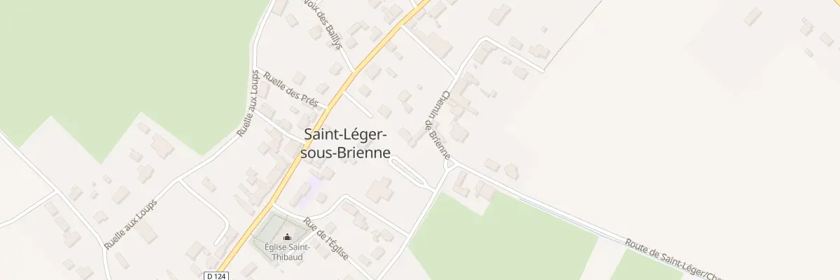 Plan du 2 Che de Brienne à Saint-Léger-sous-Brienne