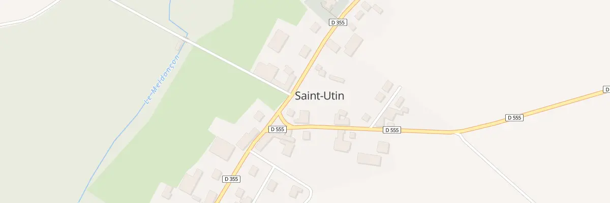 Plan du 1 Rue Haute à Saint-Utin