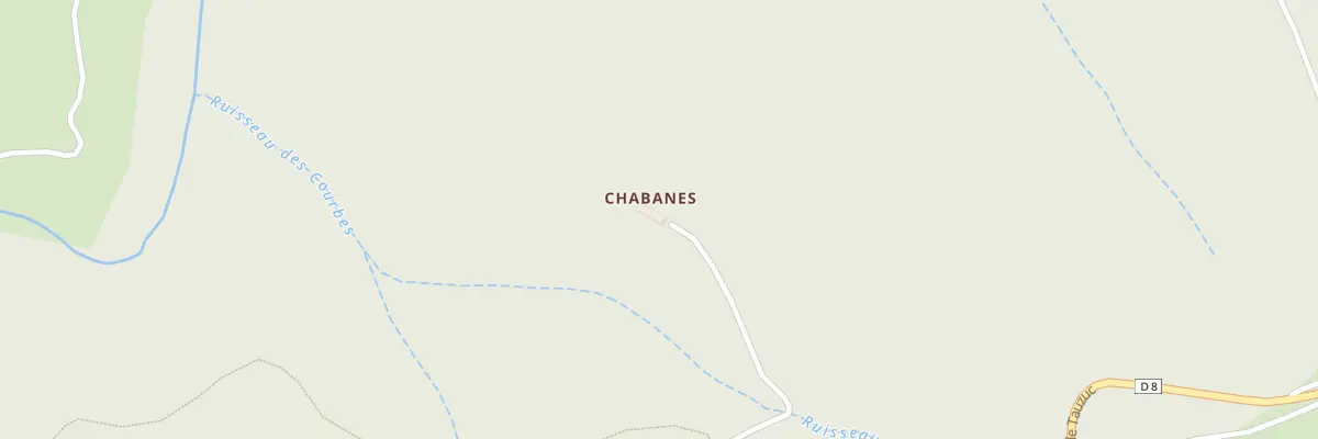Plan du 5397 Chabanes à Saint-Pierreville