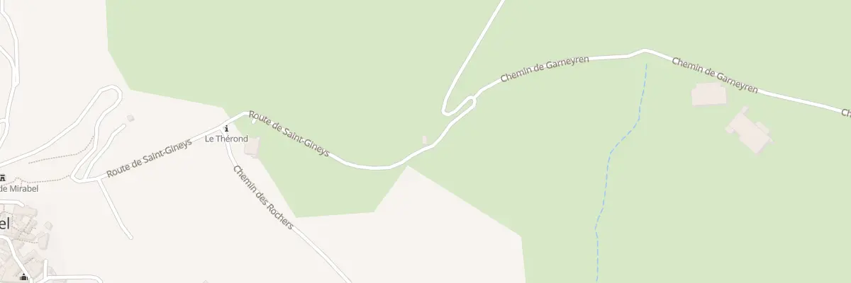 Plan du 1085 Rte de Saint Gineys à Mirabel