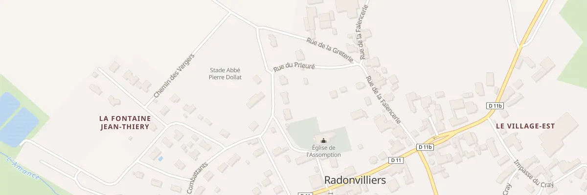 Plan du 3 Rte du Prieure à Radonvilliers