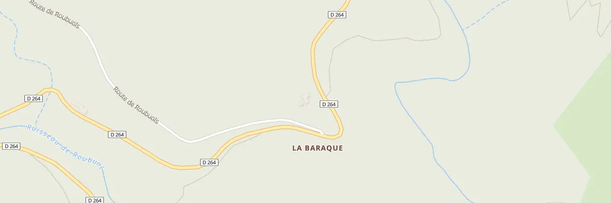 Plan du 5021 La Baraque à Gluiras