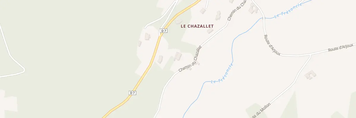 Plan du 300 Che du Chazallet à Ancy