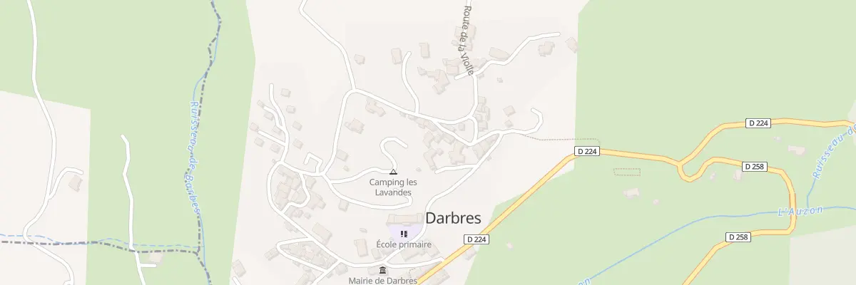 Plan du 20 Rue des Sources à Darbres