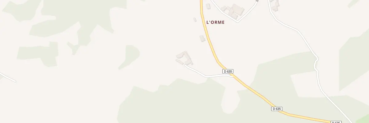 Plan du 2596 Rte Départementale 635 à Saint-Julien-sur-Bibost