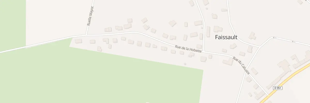 Plan du 10 Rue de la Hobette à Faissault