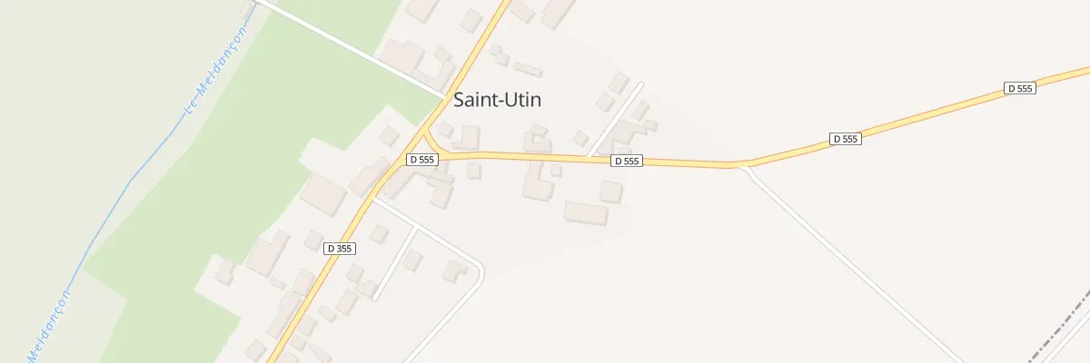 Plan du 6 Rue Haute à Saint-Utin