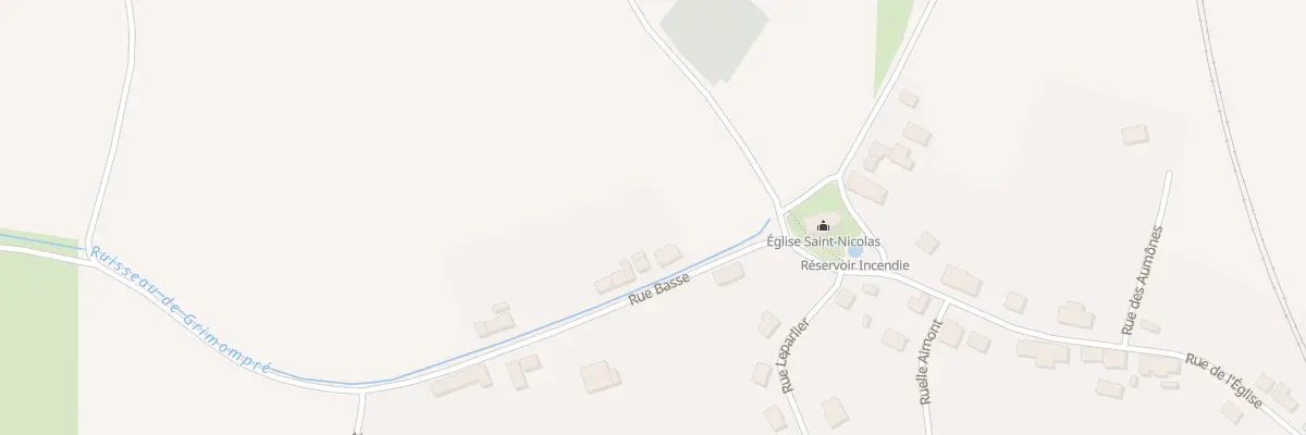 Plan du 1 Rue Basse à Faissault