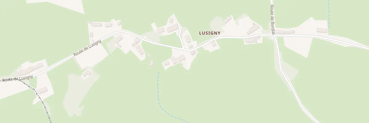Plan du 5012 Lusigny à Tintry