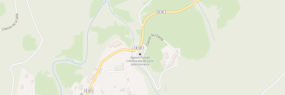 Plan du 5141 Le Champ à Saint-Julien-Vocance