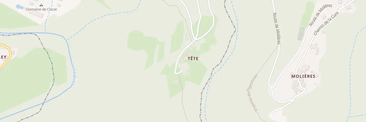 Plan du 5051 Tete à Lafarre
