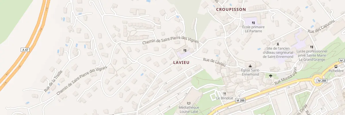 Plan du 7 Rue de lanzau à Saint-Chamond