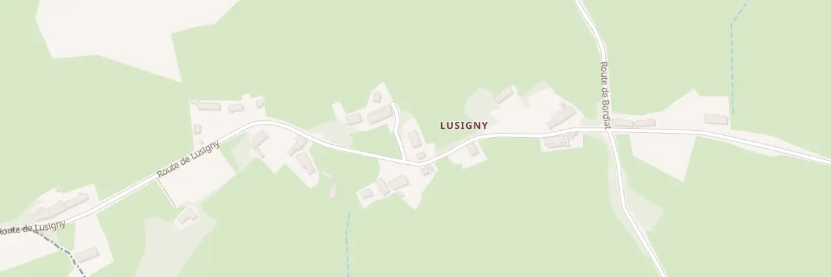 Plan du 5010 Lusigny à Tintry