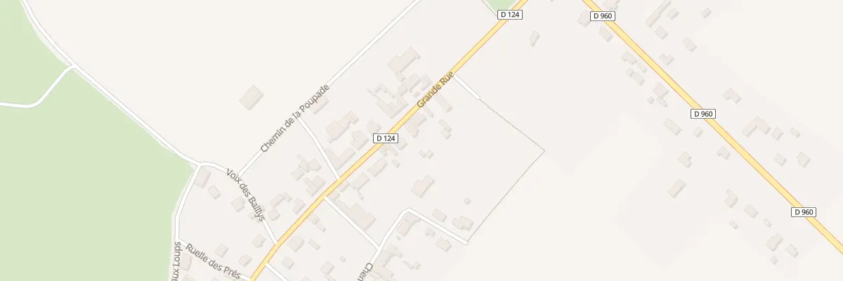Plan du 5 Rue Grande Rue à Saint-Léger-sous-Brienne