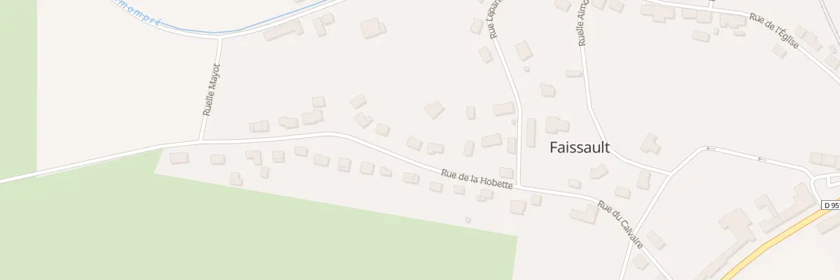 Plan du 1 Rue de la Hobette à Faissault