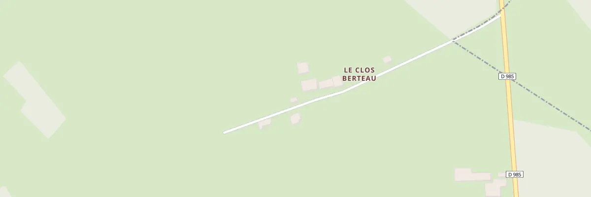 Plan du 1 Le Clos Bertaux à L’Échelle