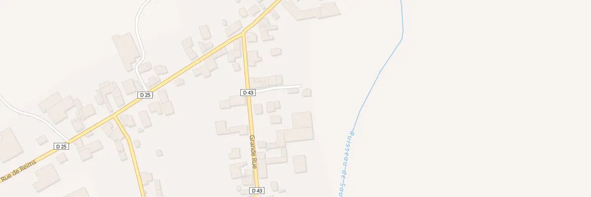 Plan du 2 Cour des Bohins à Saulces-Champenoises