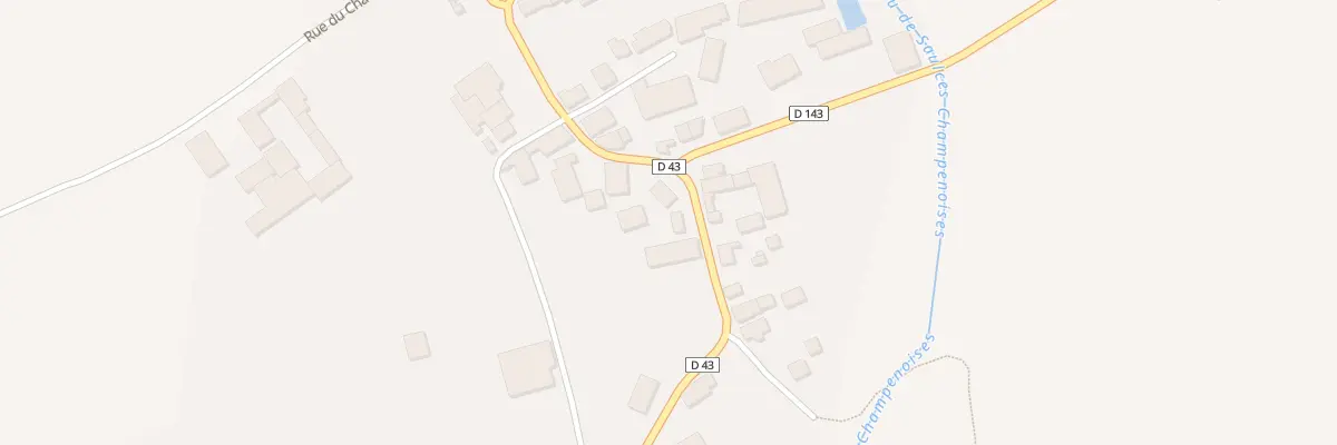 Plan du 4 Rue du Chemin de Pauvres à Saulces-Champenoises