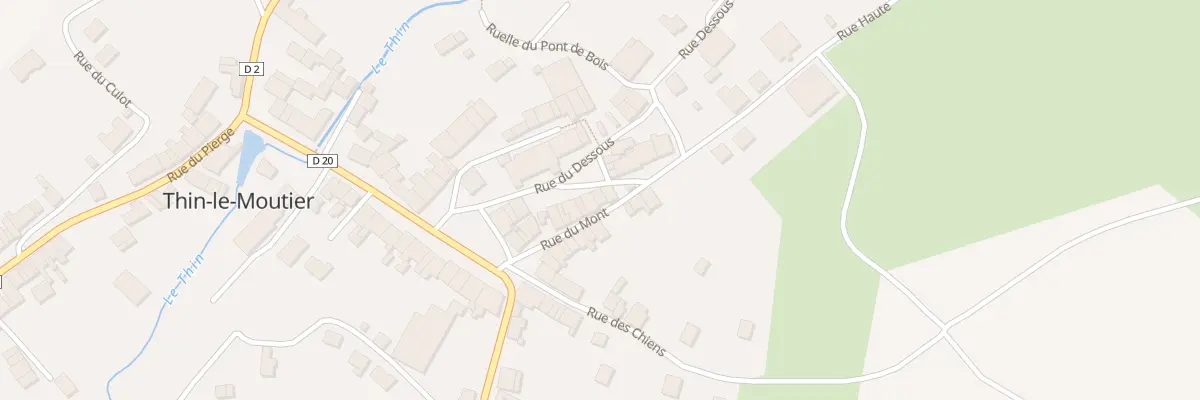 Plan du 5025 Rue du Mont à Thin-le-Moutier