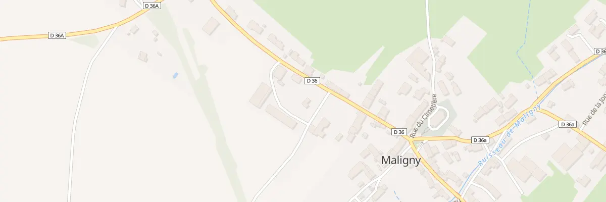Plan du 7 Rte d’Arnay à Maligny