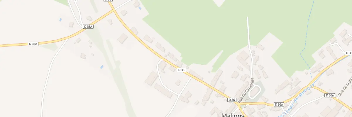 Plan du 16 Rte d’Arnay à Maligny