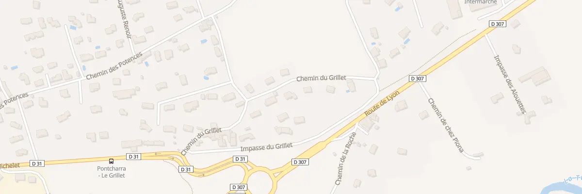 Plan du 8 Che du Grillet à Vindry-sur-Turdine