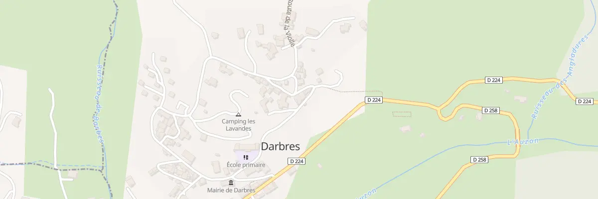 Plan du 175 Rue des Ecoles à Darbres