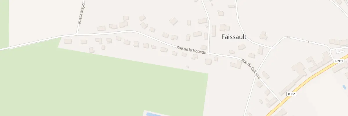 Plan du 6 Rue de la Hobette à Faissault