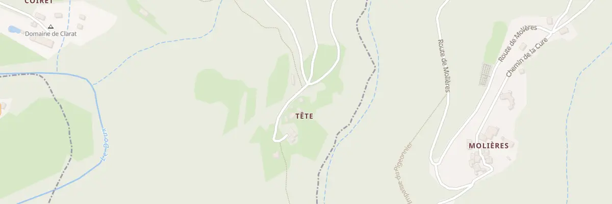 Plan du 5052 Tete à Lafarre