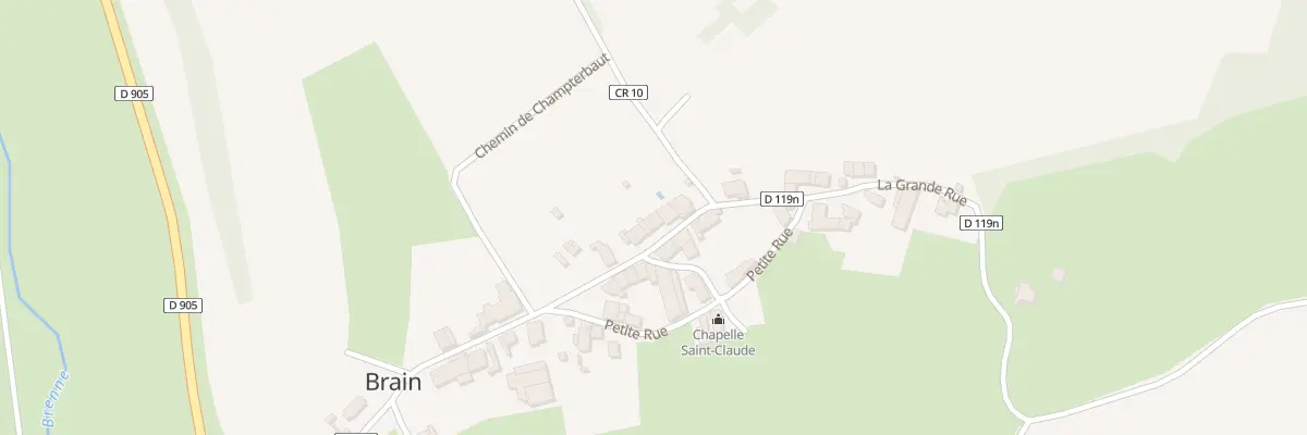 Plan du 5029 Gr La Grande Rue à Brain