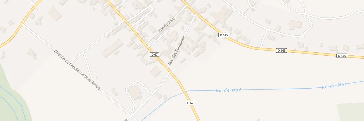 Plan du 2 Rue des Fontaines à Loches-sur-Ource