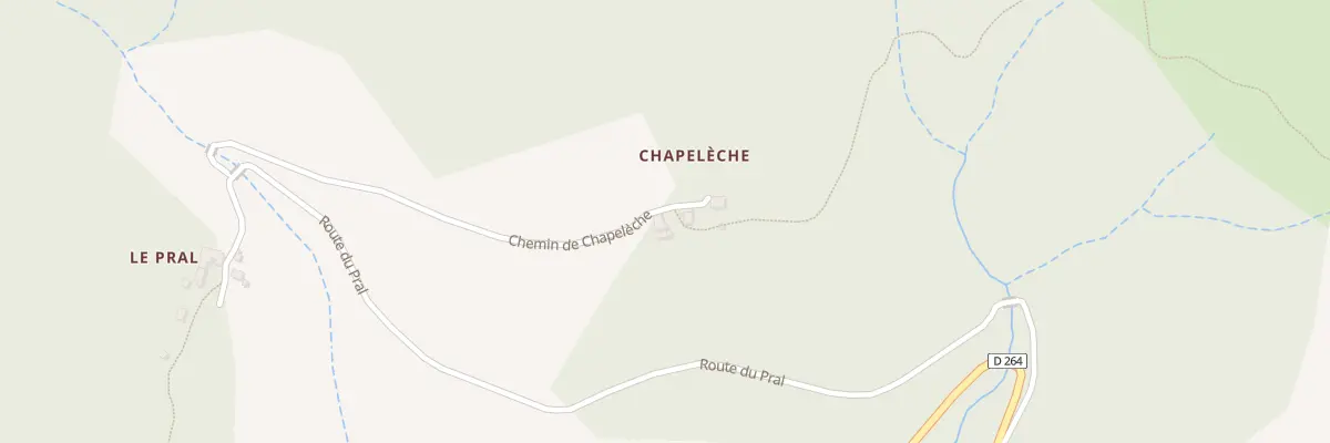 Plan du 5248 Chapeleche à Gluiras