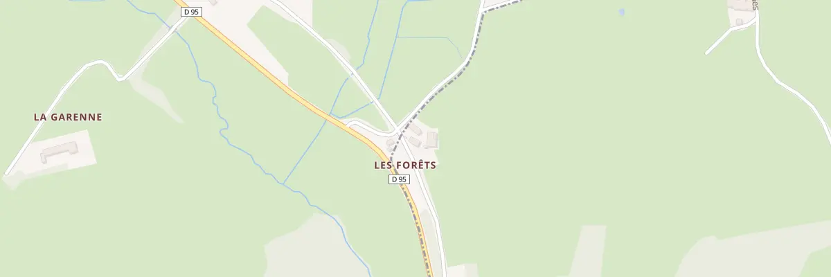 Plan du 5136 Aux Forets à Trambly