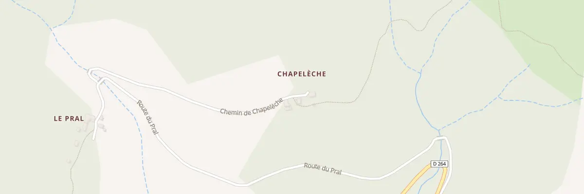 Plan du 5249 Chapeleche à Gluiras