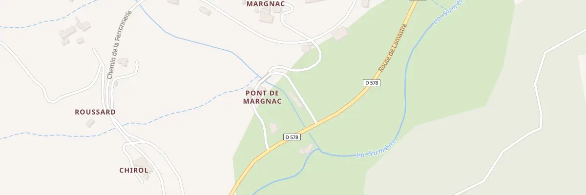 Plan du 5079 Le Pont de Margnac à Saint-Prix