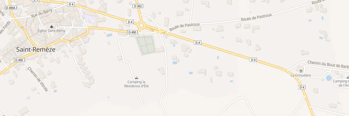 Plan du 79 Che du Deves à Saint-Remèze
