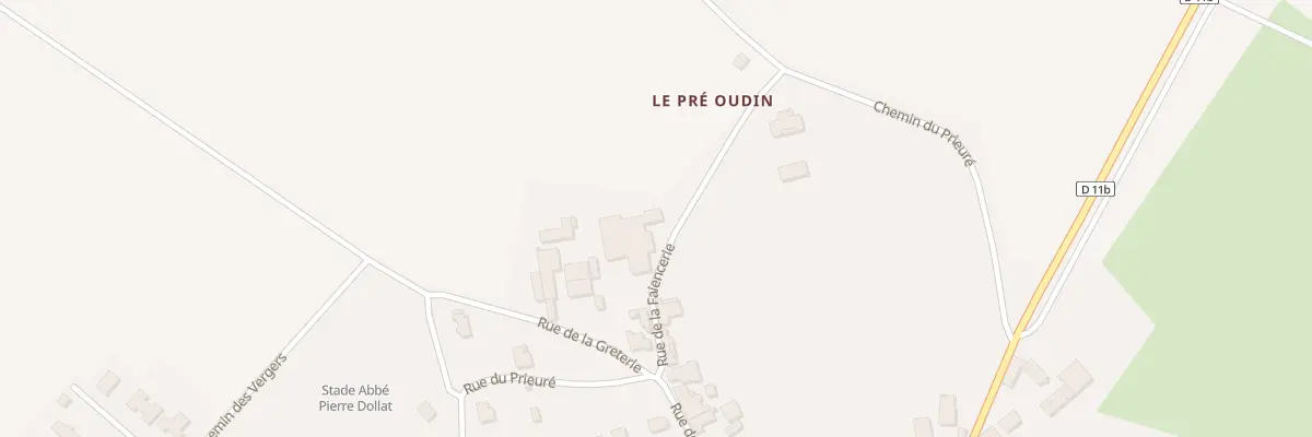 Plan du 11 Rue de la Faiencerie à Radonvilliers