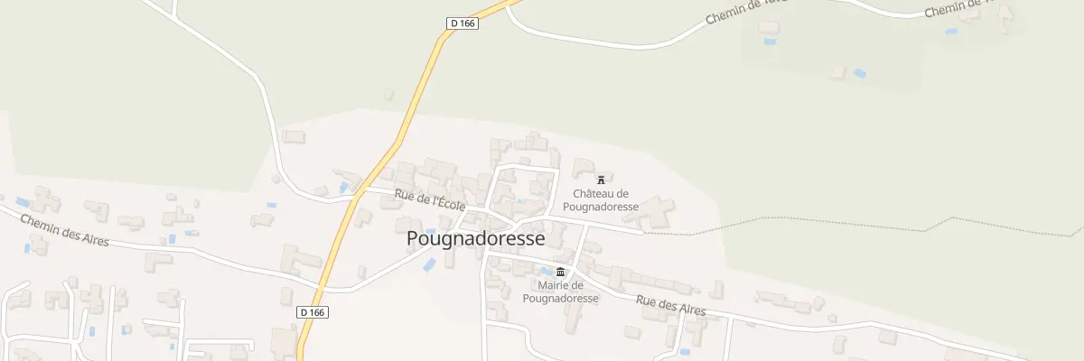Plan du 5011 Rue de la Tourette à Pougnadoresse