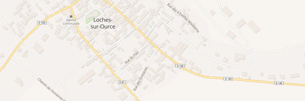 Plan du 15 Rue des Fontaines à Loches-sur-Ource