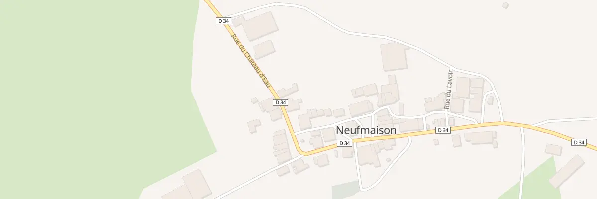 Plan du 12 Rue du Chateau d’Eau à Neufmaison