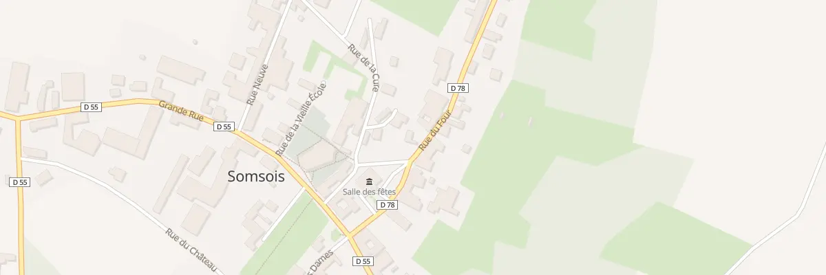 Plan du 7 Rue du Four à Somsois