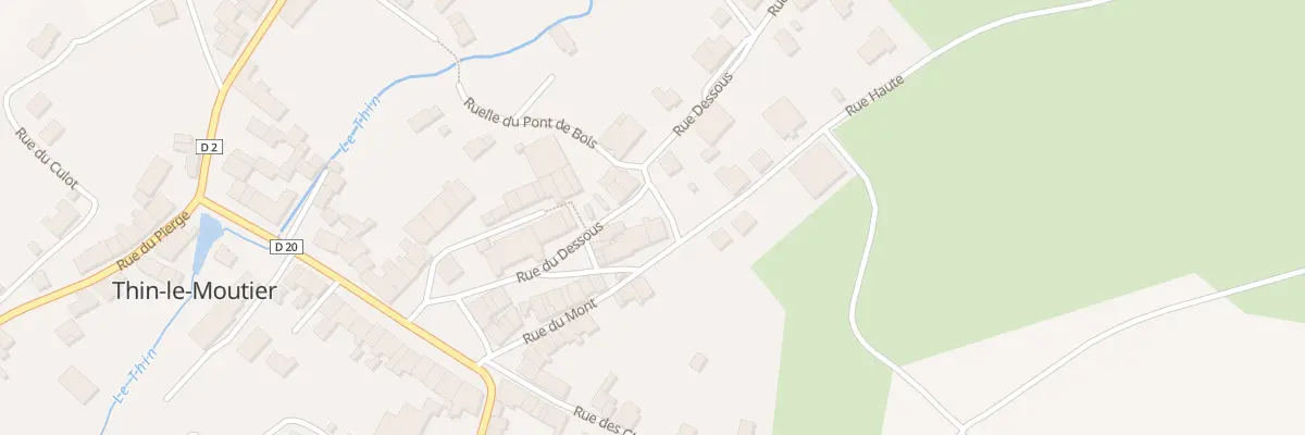 Plan du 5028 Rue Veyrat à Thin-le-Moutier